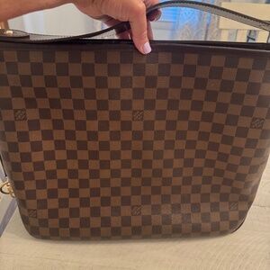 Preowned Authentic Louis Vuitton Ebene Delightful MM Damien Brown